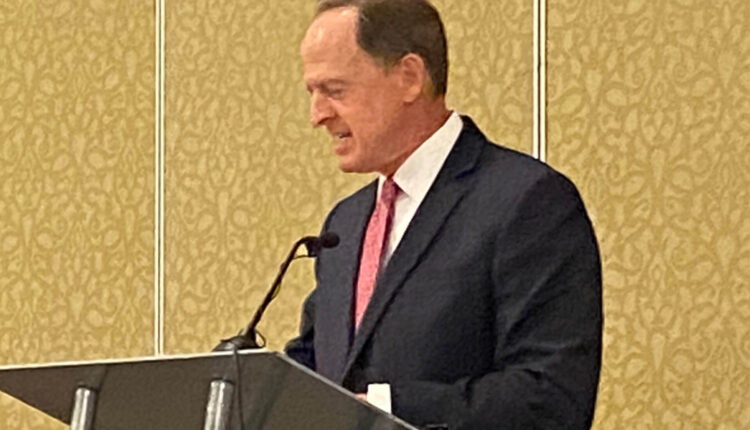 Pa.'s Toomey: Tax hikes are off the table to pay for bipartisan infrastructure deal