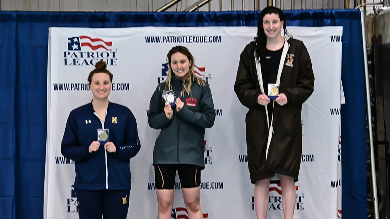 Foley wins record-setting PL title in 100-Free; Lehigh finishes fifth