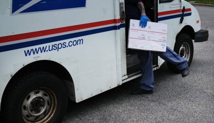 MAIL TRUCK GETTY