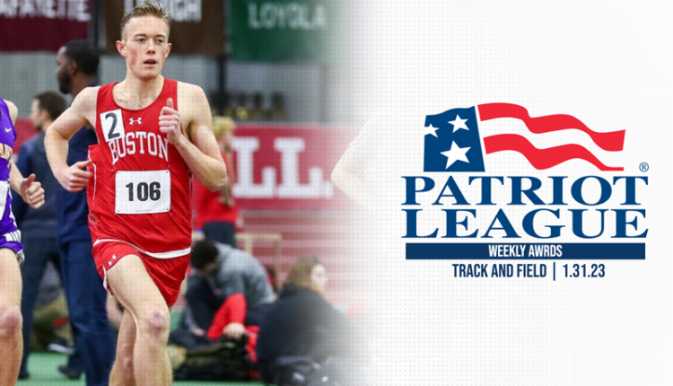 Patriot League Men’s and Women’s Indoor Track & Field Athletes of the Week Announced (1.31.23)