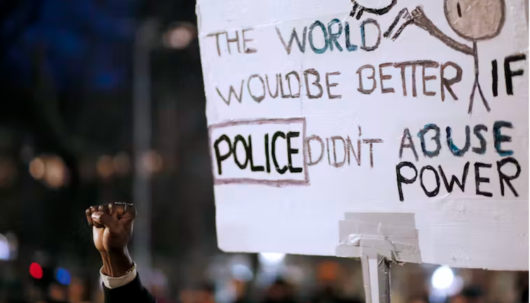POLICE PROTEST ART
